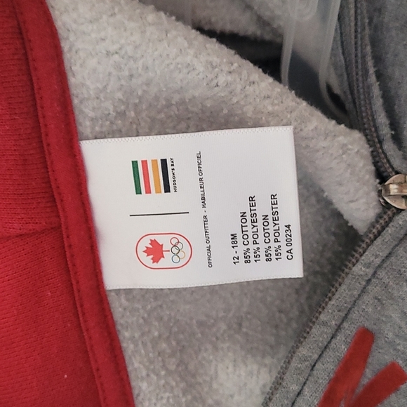 Hudson Bay Olympics official outfitter 12-18months hoodie - Picture 2 of 4
